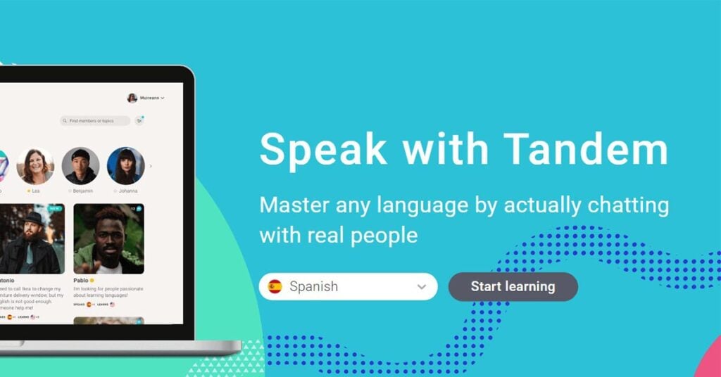 تطبيق Tandem من المواقع المضمونة لممارسة اللغة الإنجليزية أو غيرها مع الأجانب