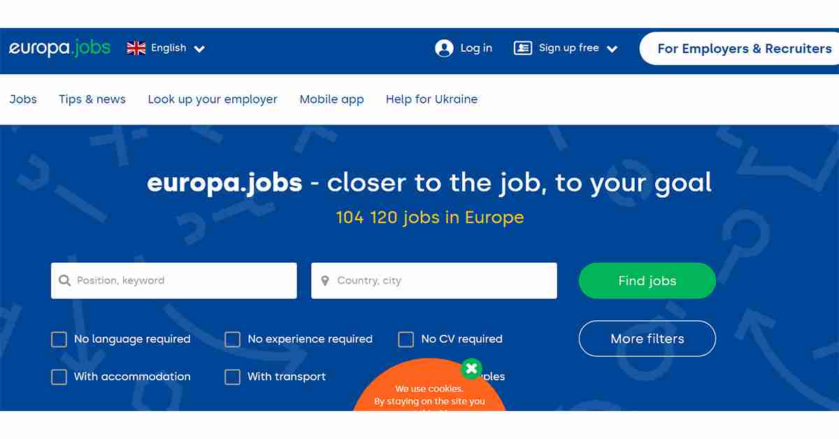 موقع Europa.jobs لإيجاد فرص عمل في أوروبا