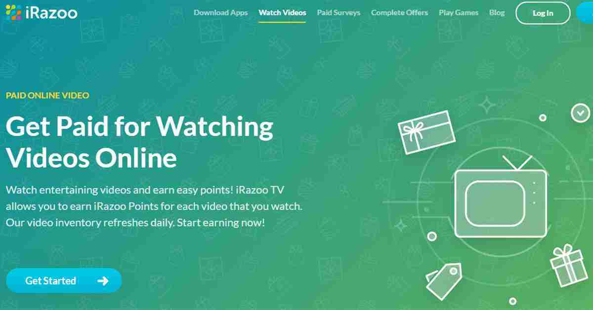 موقع iRazoo لربح المال من مشاهدة الفيديوهات