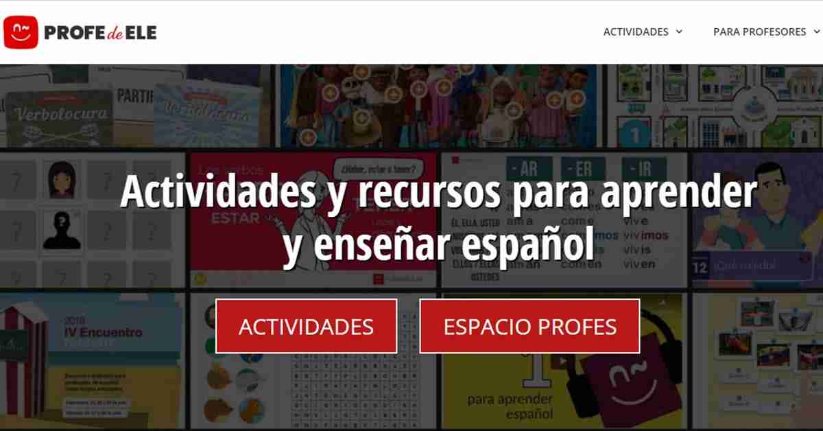 موقع profedeele لتعلم اللغة الإسبانية