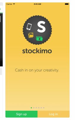 برنامج Stockimo لبيع الصور على الموبايل