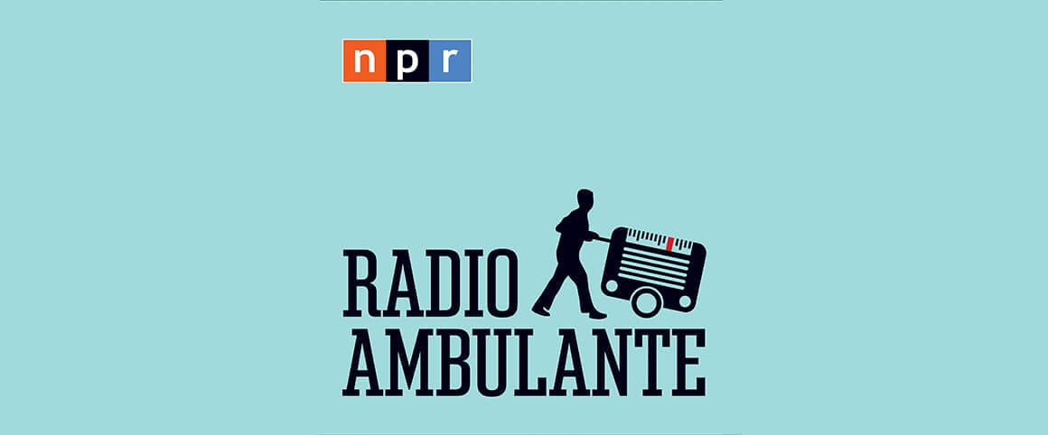 الواجهة الرئيسية لموقع بودكاست Radio Ambulante